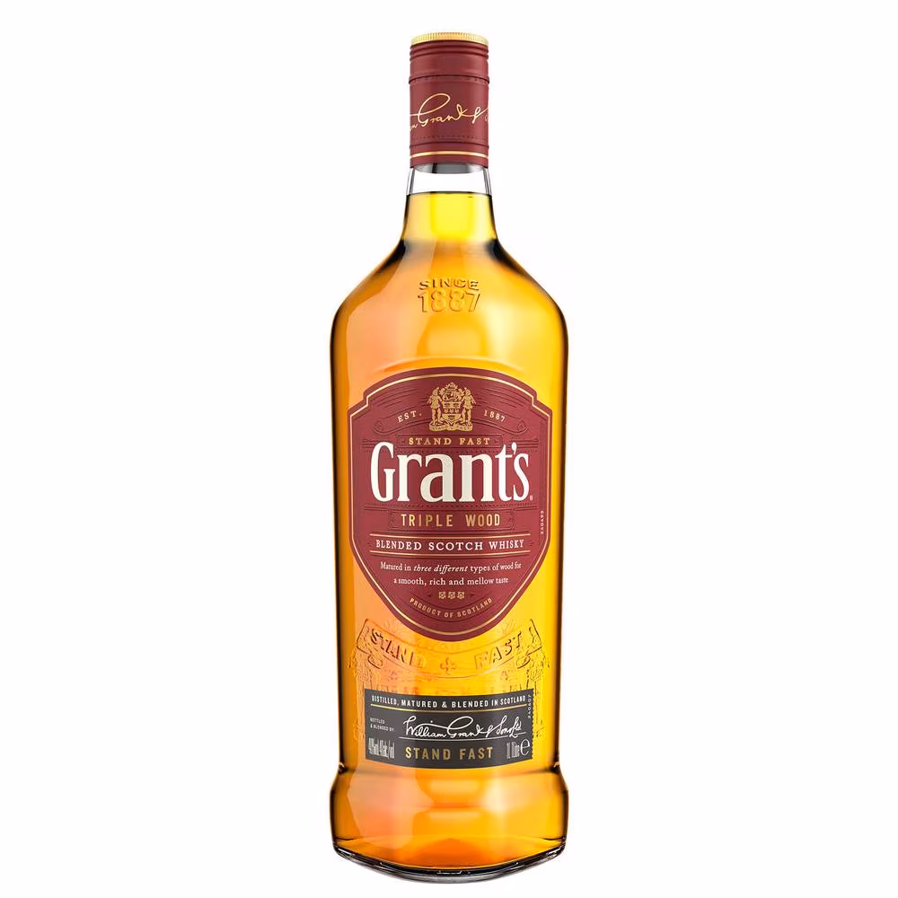 Grant’s Triple Wood Blended Scotch Whisky 40% 1 l