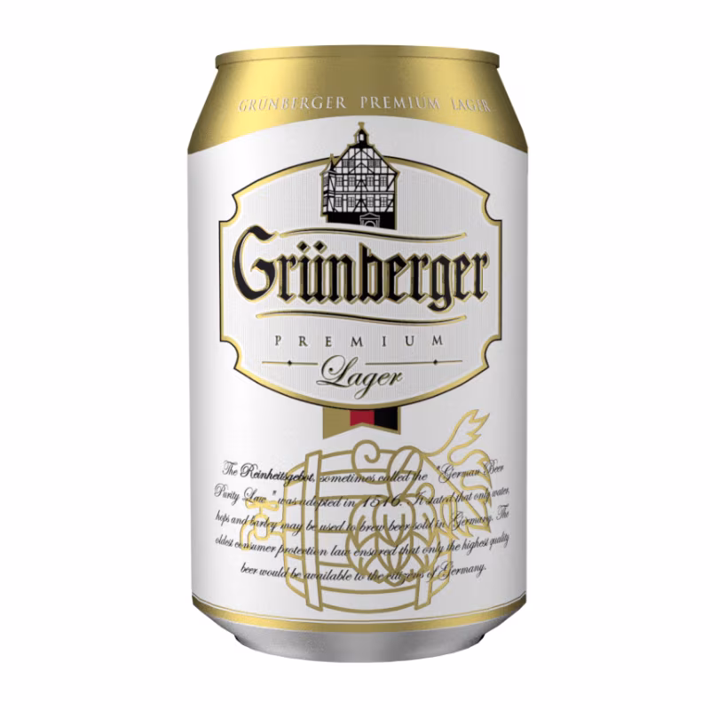 Grünberger Premium Lager 5% 24×0.33 l