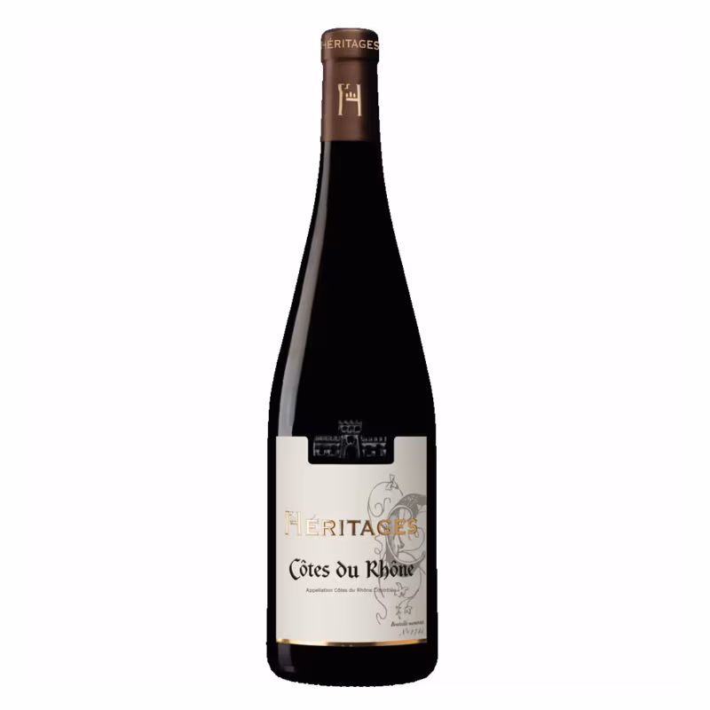 Heritages Cotes du Rhone Rouge 15% 0.75 l