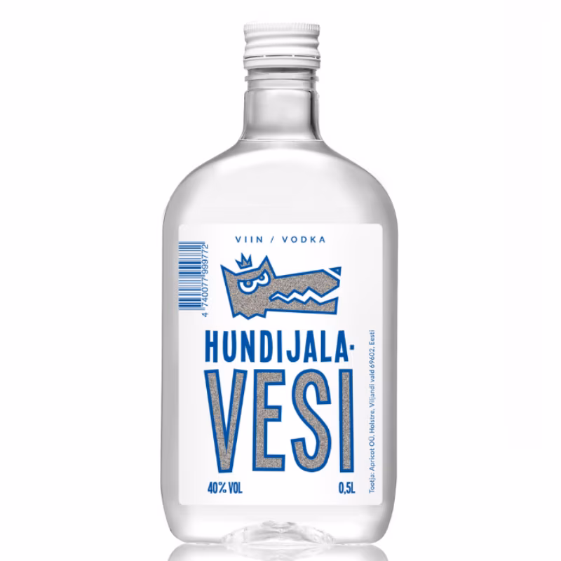 Hundijalavesi Vodka 40% 0.5 l PET