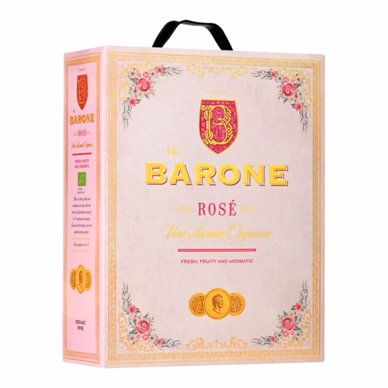 Il Barone Vino Rosado Organico 12% 3 l BIB