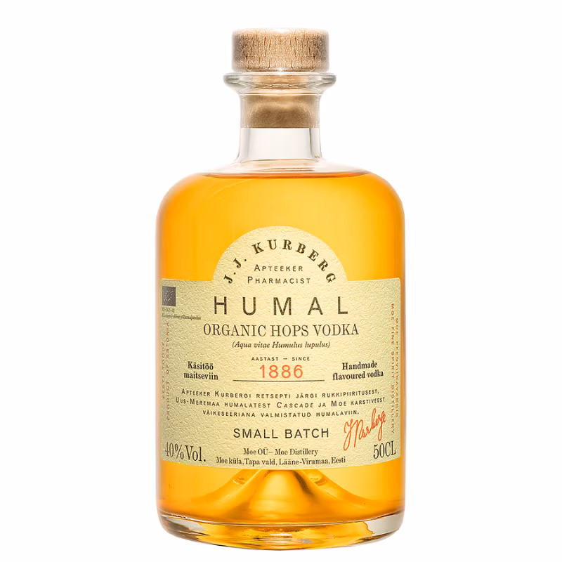 J.J. Kurberg Humal Organic Hops Vodka 40% 0.5 l