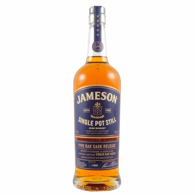 Jameson Single Pot Still Five Oak Cask Release 46% 0.7 l