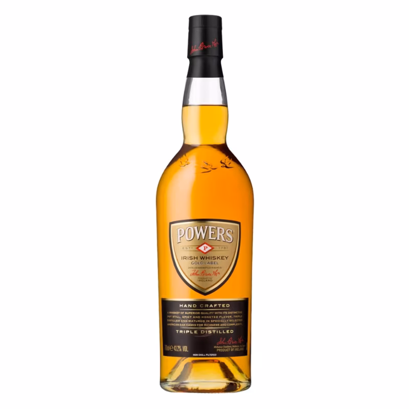 John Powers Gold Label Blended Irish Whiskey 43.2% 0.7 l