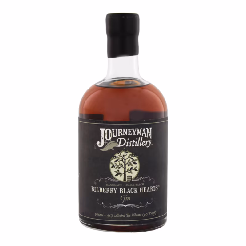 Journeyman Bilberry Black Hearts Aged Gin 45% 0.5 l