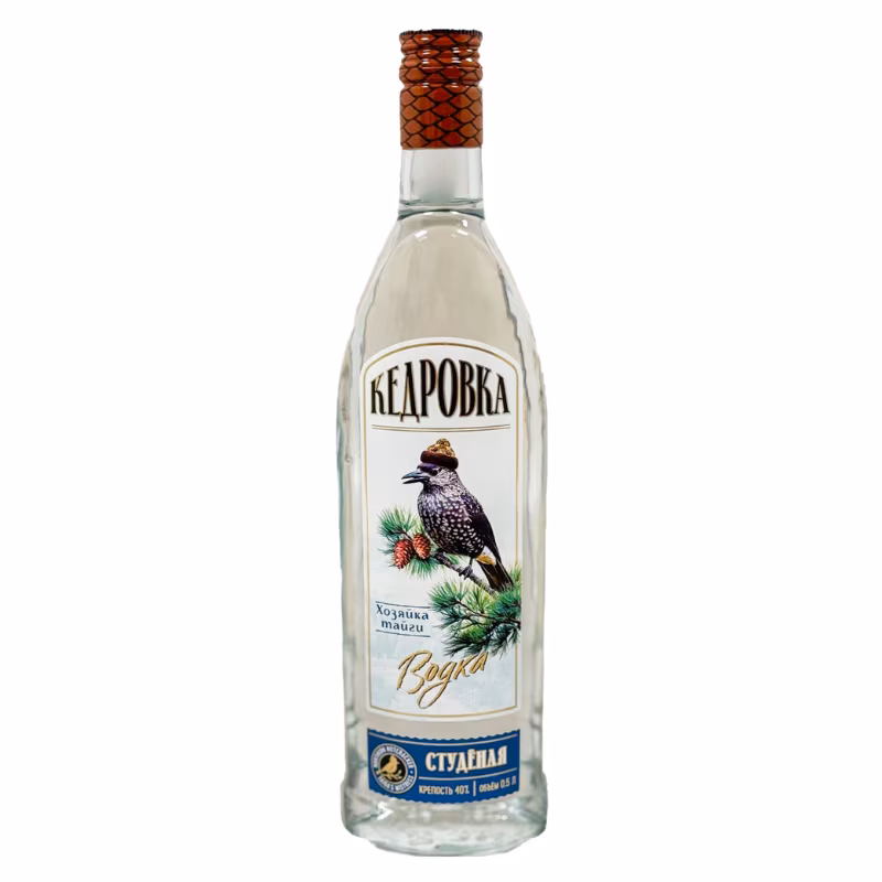Kedrovka Studenaya Vodka 40% 0.5 l