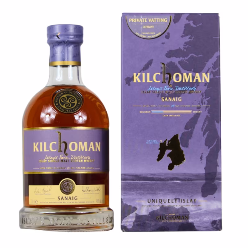 Kilchoman Sanaig Private Vatting Germany Scotch Whisky 46% 0.7 l