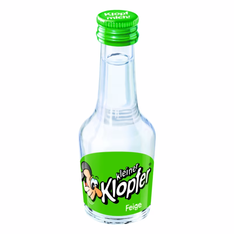 Kleiner Klopfer Vodka mit Feige 17% 0.02 l MINI