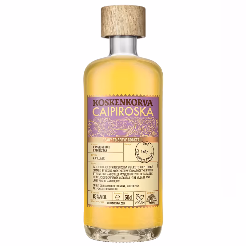 Koskenkorva Caipiroska Passionfruit 15% 0.5 l