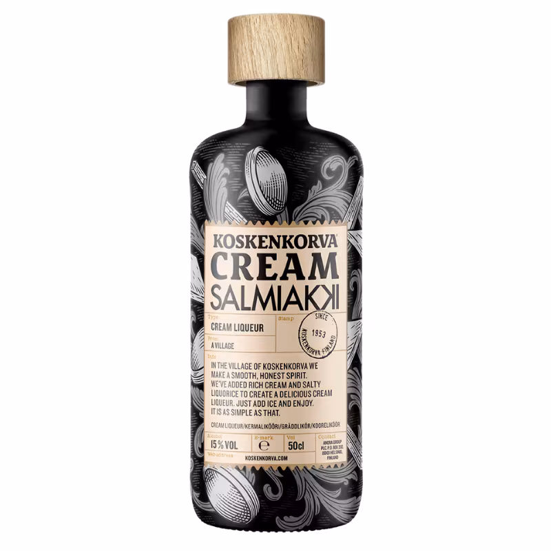 Koskenkorva Salmiakki Cream Liqueur 15% 0.5 l