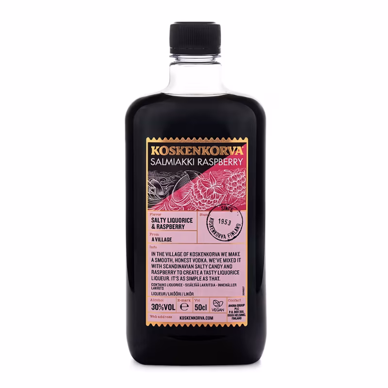 Koskenkorva Salmiakki Raspberry 30% 0.5 l PET