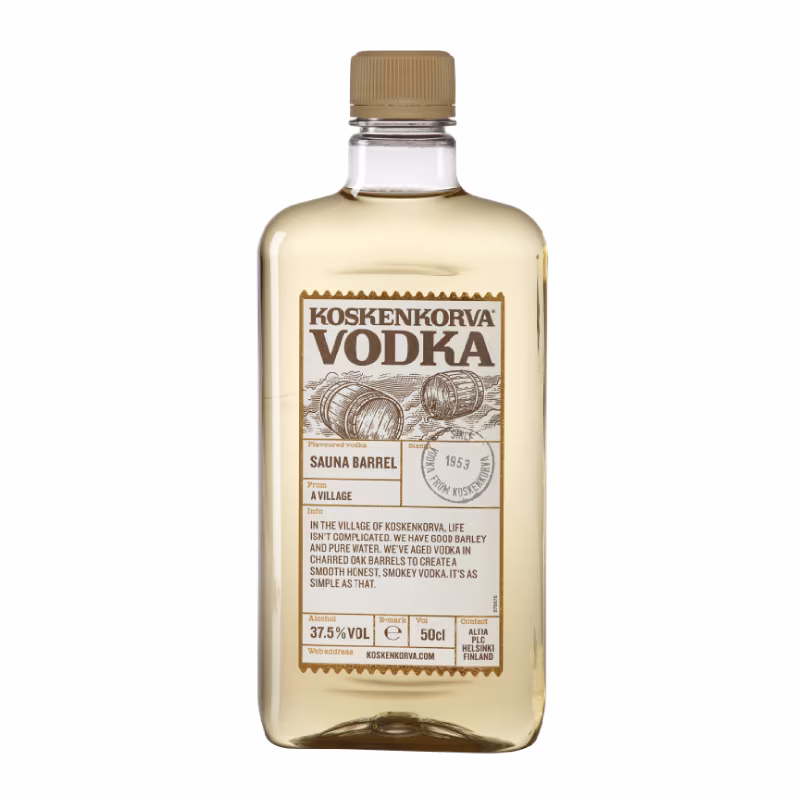 Koskenkorva Vodka Sauna Barrel 37.5% 0.5 l PET