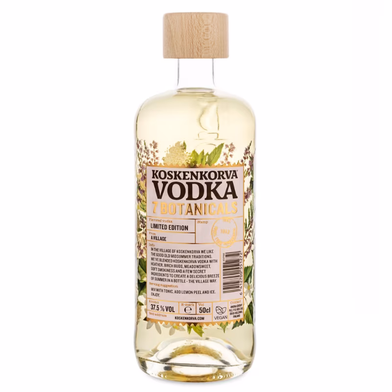 Koskenkorva Vodka 7 Botanicals 37.5% 0.5 l