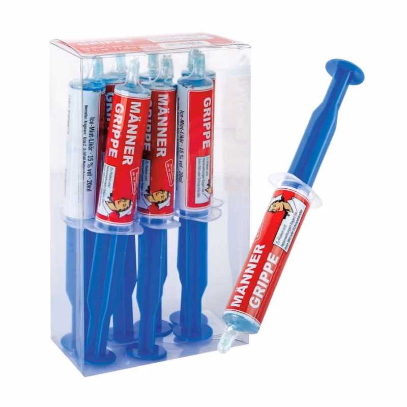 Krugmann Männergrippe Ice Mint Likör 15% 7×0.02 l MINI