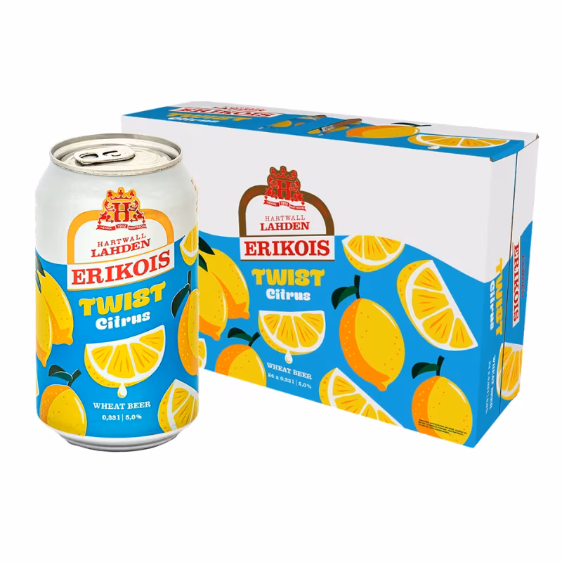 Lahden Erikois Twist Citrus 5% 24×0.33 l