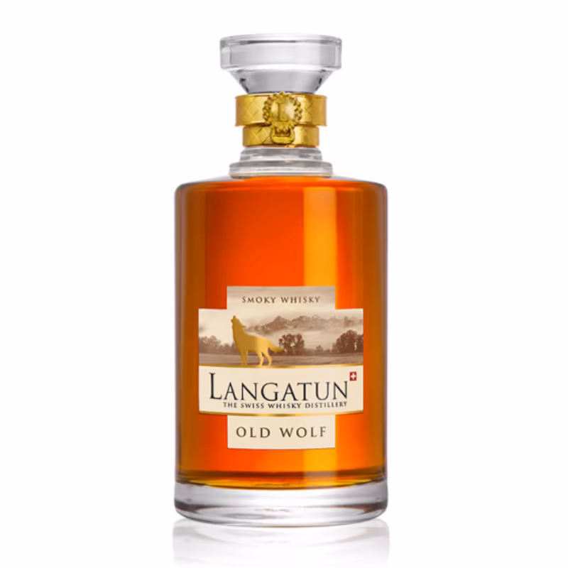 Langatun Old Wolf Smoky Whisky 46% 0.5 l