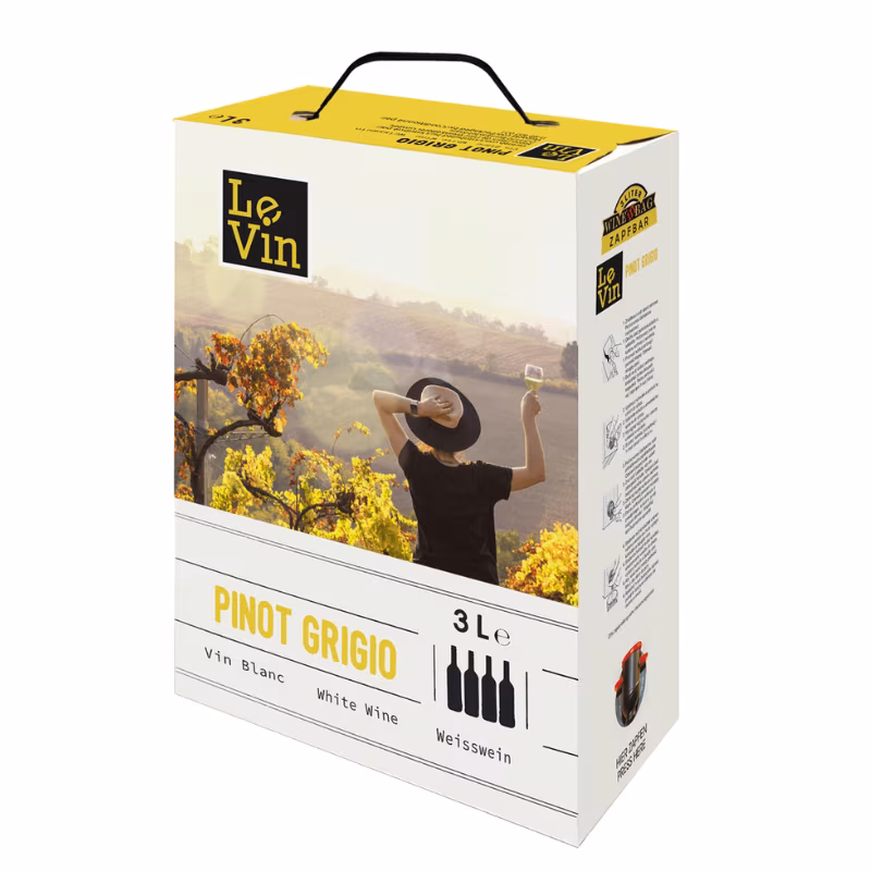 Le Vin Pinot Grigio 12% 3 l BIB