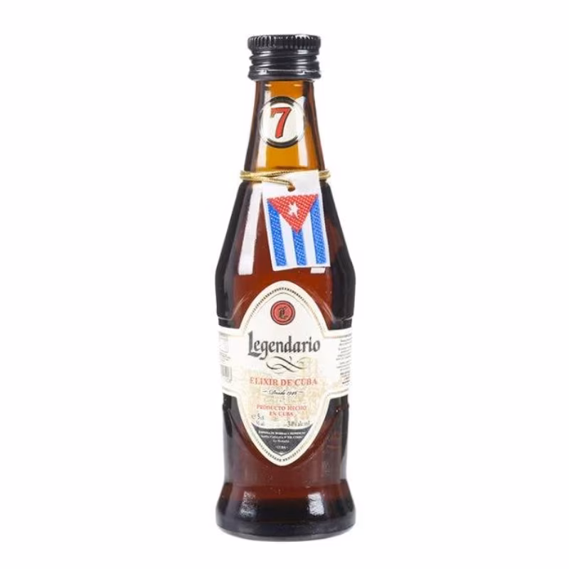 Legendario Eixir de Cuba 7y 34% 0.05 l MINI