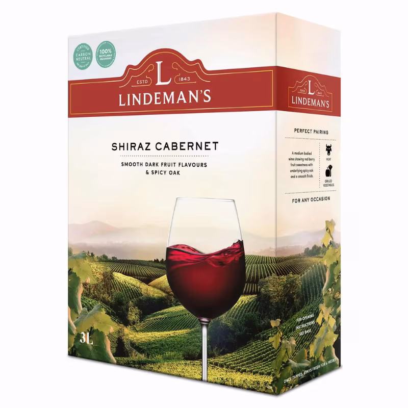 Lindeman’s Shiraz Cabernet 13.5% 3 l BIB