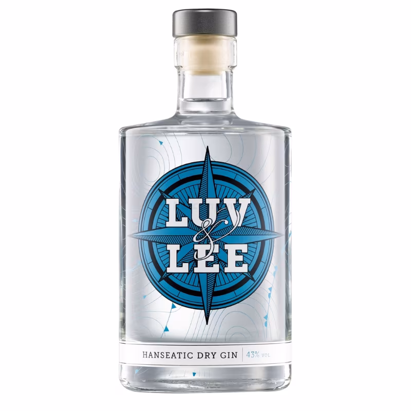 Luv & Lee Hanseatic Dry Gin 43% 0.5 l