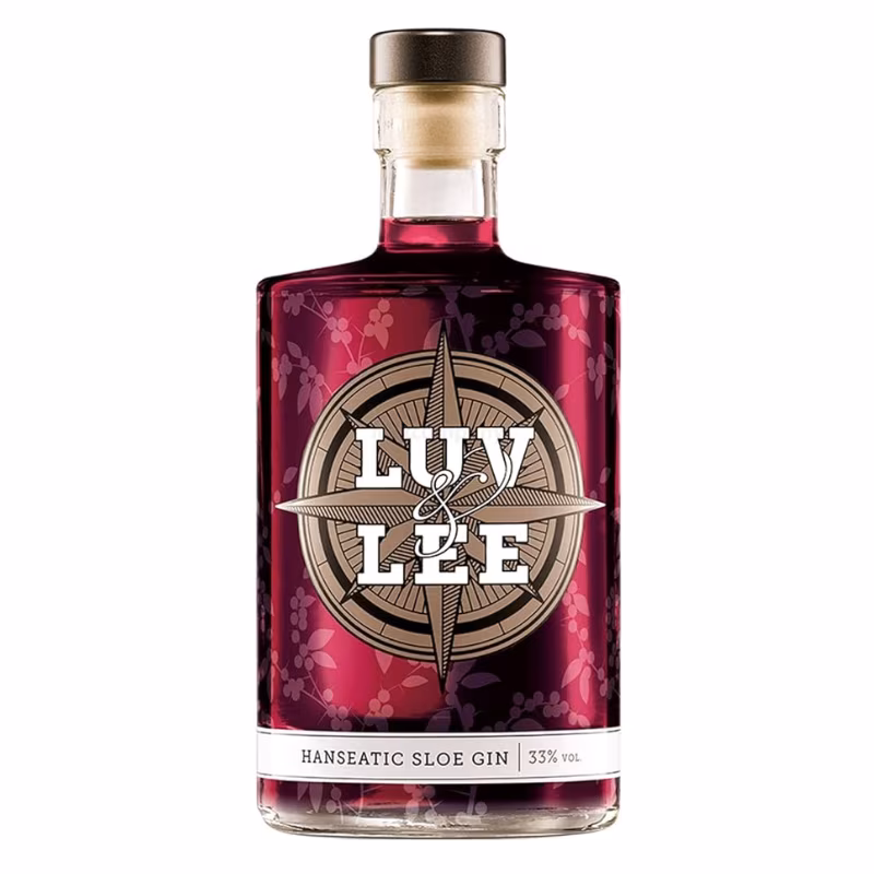 Luv & Lee Hanseatic Sloe Gin 33% 0.5 l
