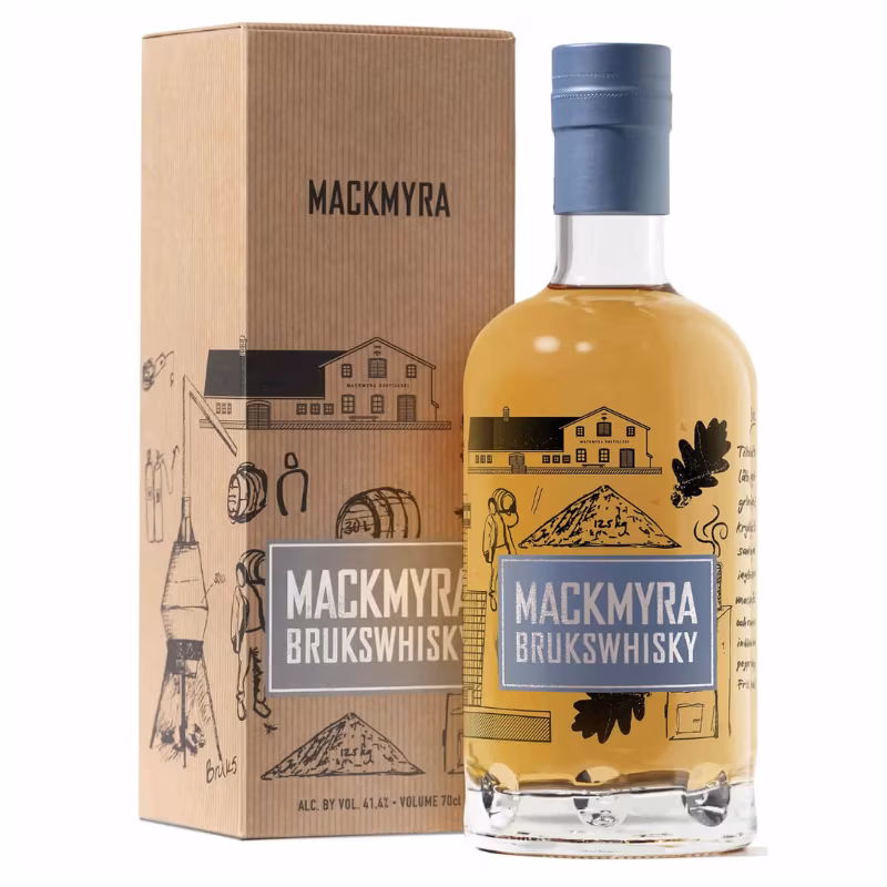 Mackmyra Brukswhisky 41.4% 0.7 l