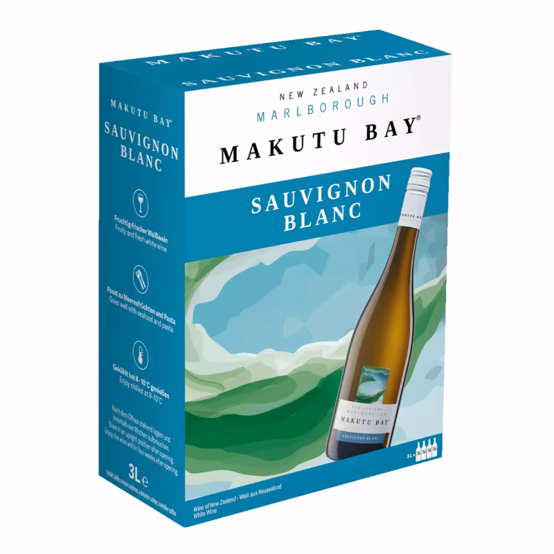 Makutu Bay Sauvignon Blanc 12% 3l BIB