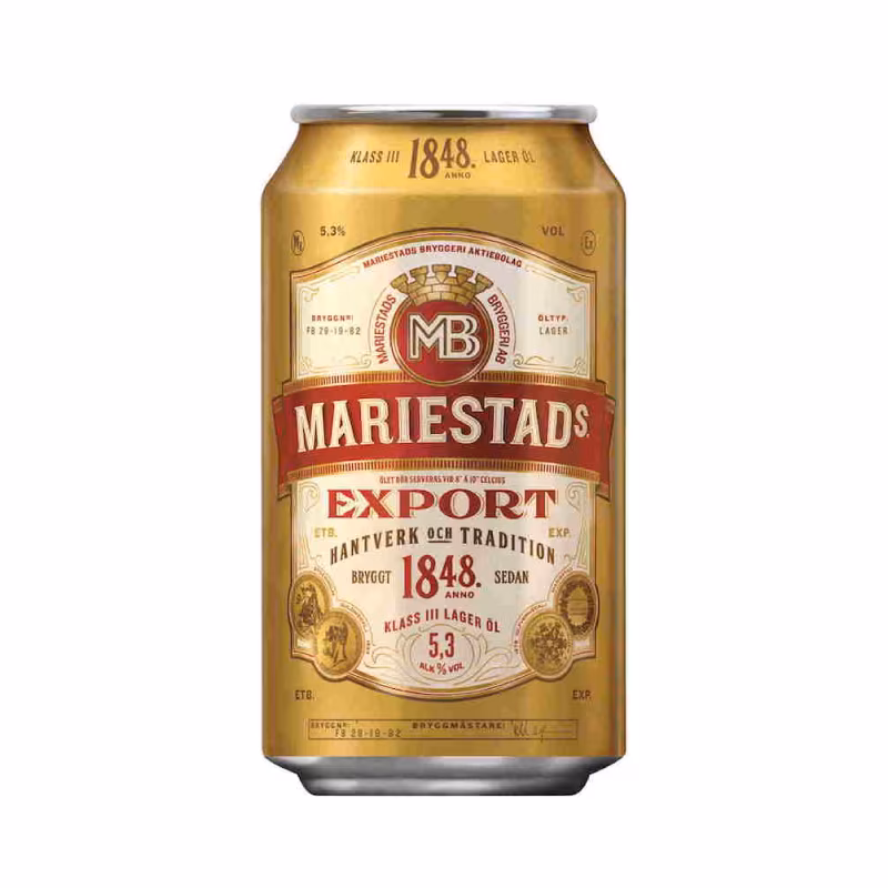 Mariestads Export 5.3% 24×0.33 l