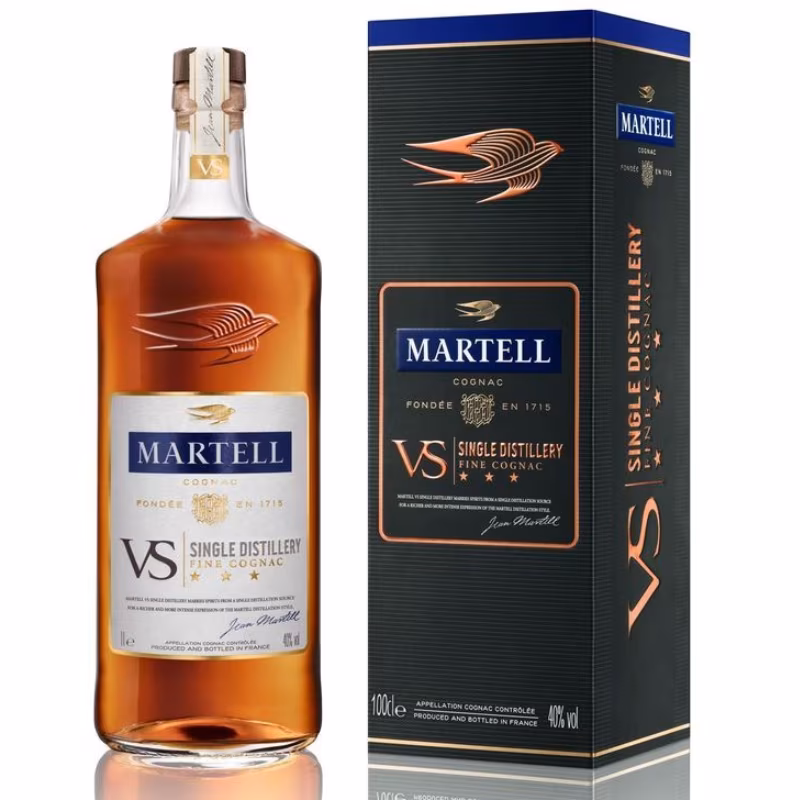 Martell VS Single Distillery Cognac 40% 1 l