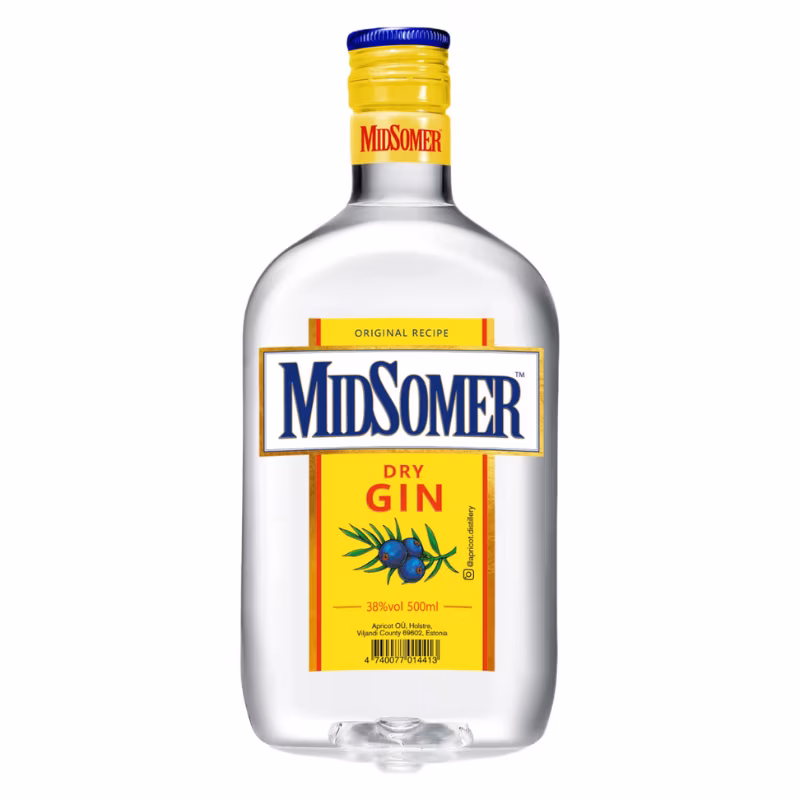 Midsomer Dry Gin 38% 0.5 l PET