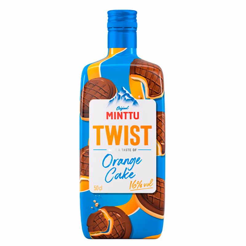Minttu Twist Orange Cake 16% 0.5 l