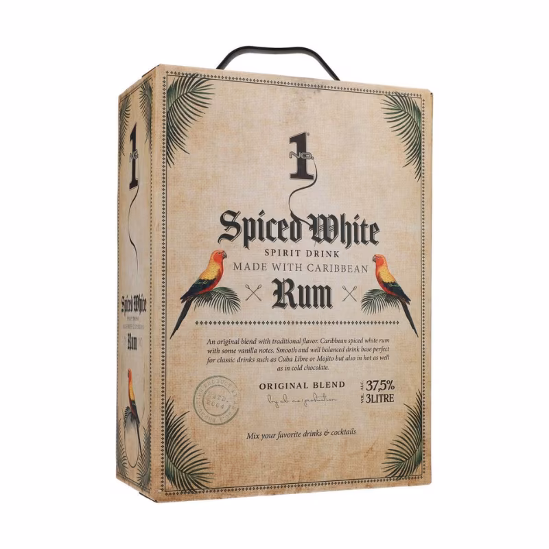 No. 1 Spiced White Rum 37.5% 3 l BIB