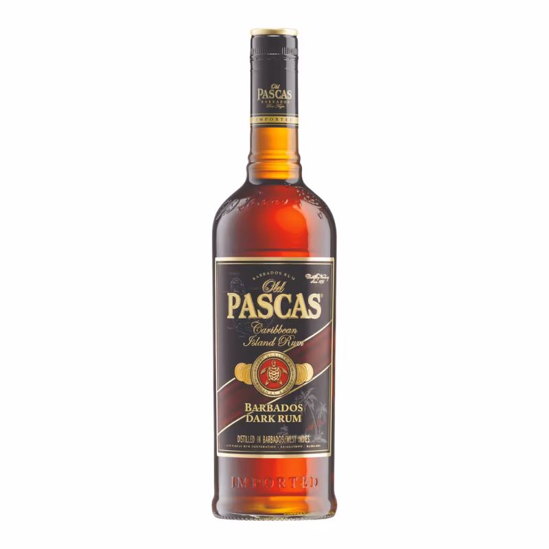 Old Pascas Barbados Dark Rum 37.5% 1 l