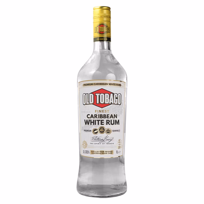 Old Tobago  Caribbean White Rum 37.5% 1 l