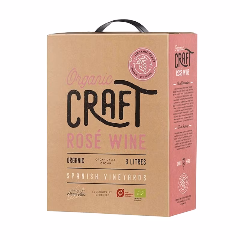 Organic Craft Rose 13% 3 l BIB
