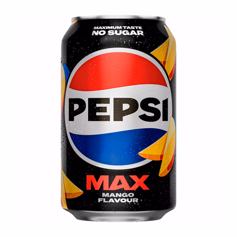 Pepsi Max Mango Flavour No Sugar 24×0.33 l