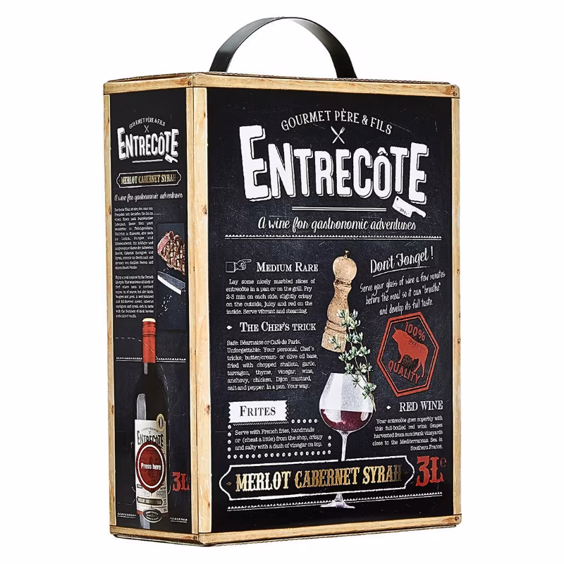 Pére & Fils Entrecôte Merlot Cabernet Syrah 13% 3 l BIB