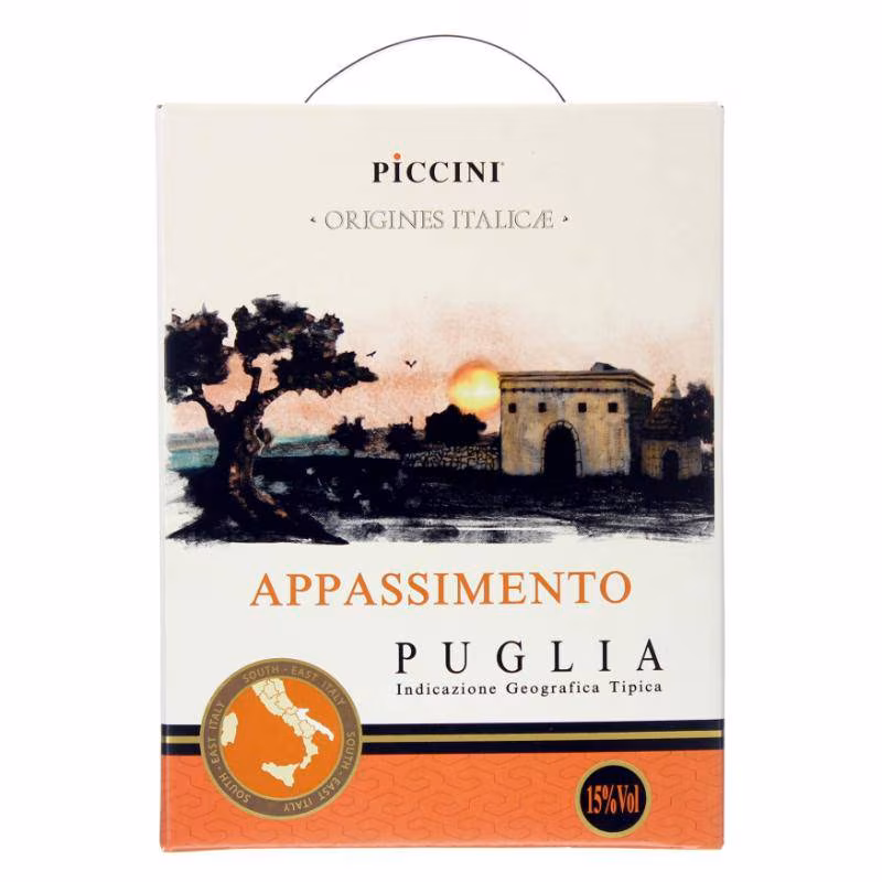 Piccini Appassimento Puglia IGT 15% 3 l BIB