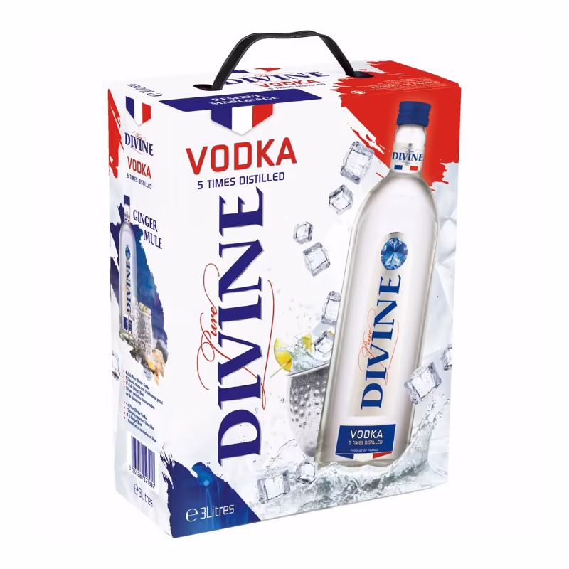 Pure Divine Vodka 37.5% 3 l BIB