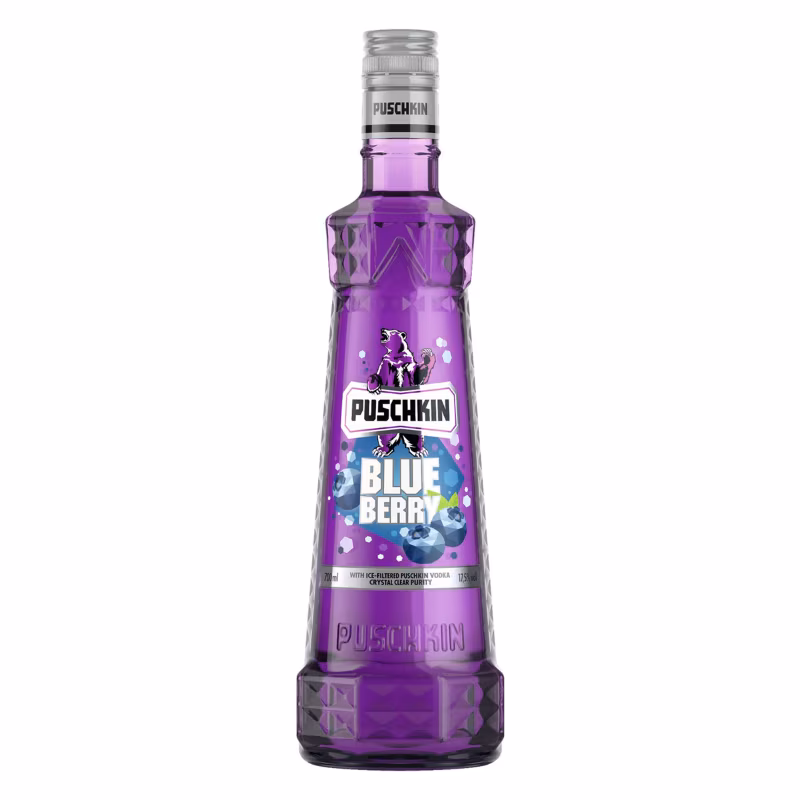 Puschkin Blue Berry 17.5% 0.7 l