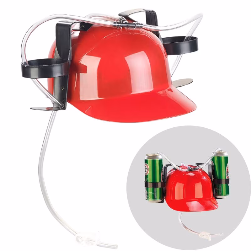 Drinking Helmet Red