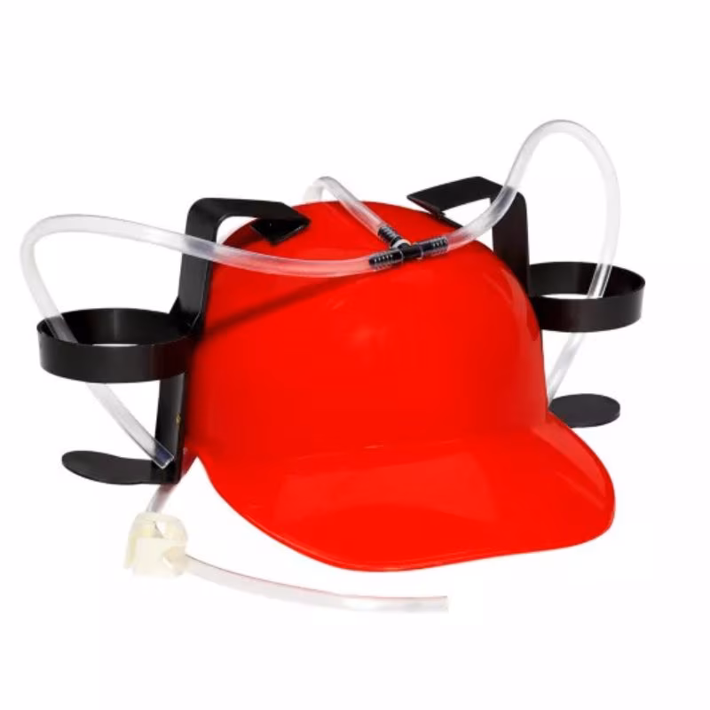 Drinking Helmet Red