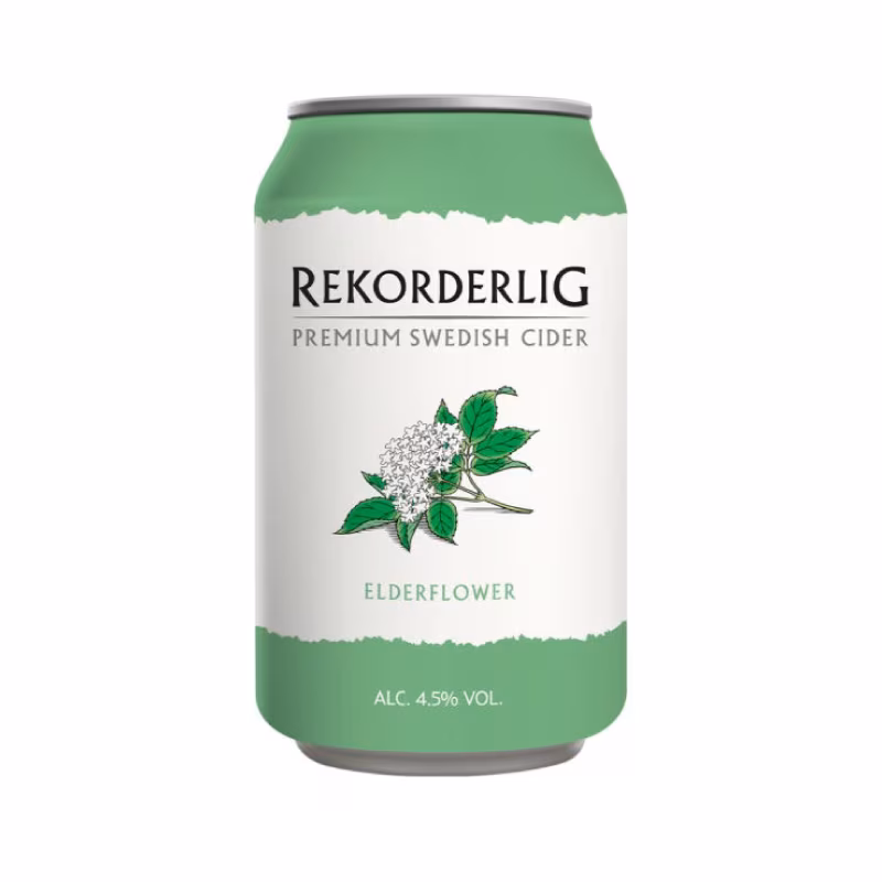Rekorderlig Cider Elderflower 4.5% 24×0.33 l