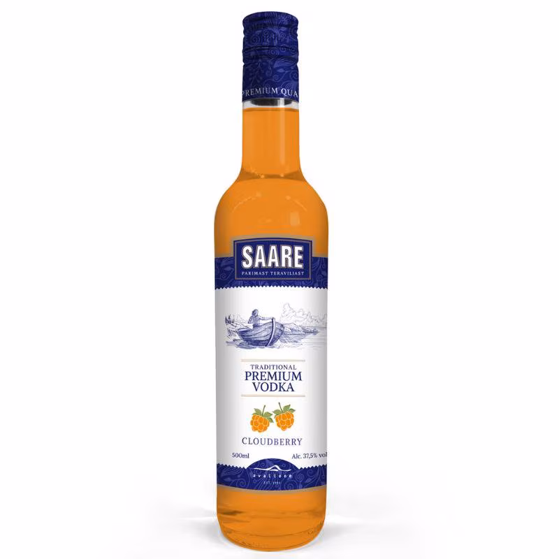 Saare Vodka Cloudberry 37.5% 0.5 l