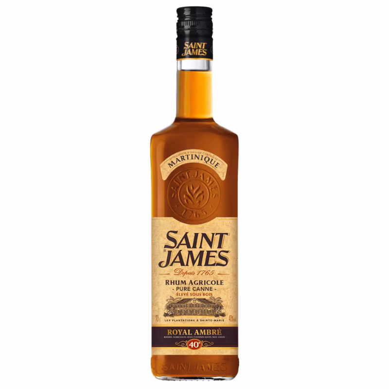 Saint James Ambré Martinique Agricole Rhum 40% 0.7 l