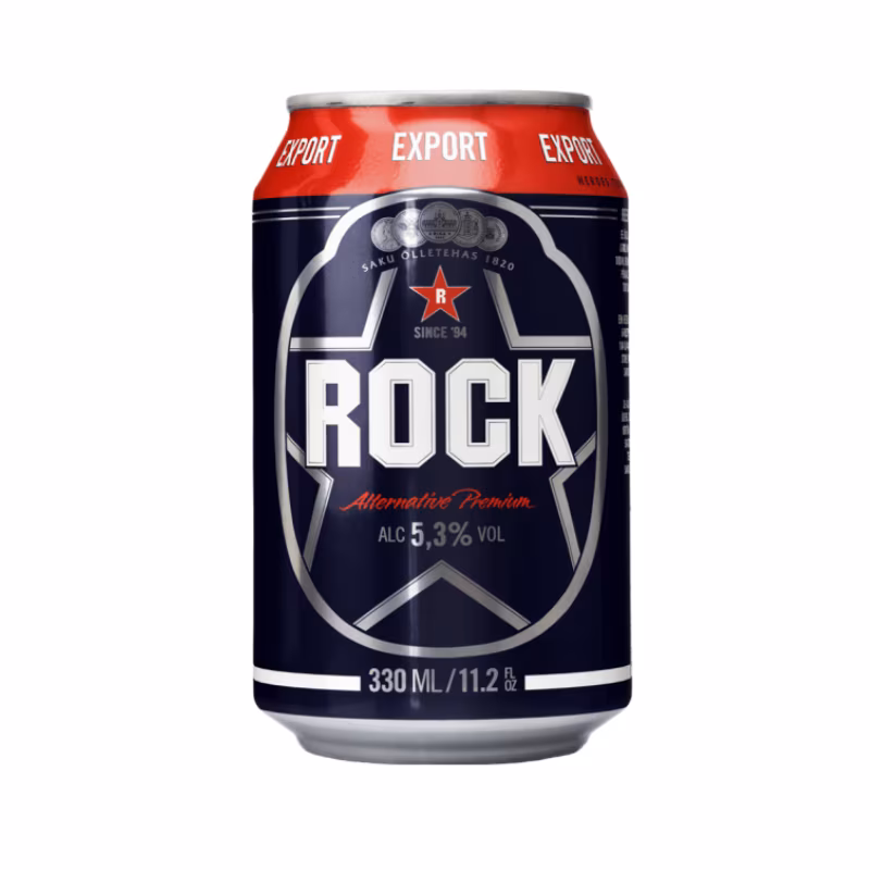 Saku Rock 5.3% 24×0.33 l Best Before: 24.06.2026