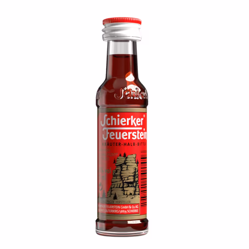 Schierker Feuerstein Kräuter Halbbitter 35% 0.02 l MINI