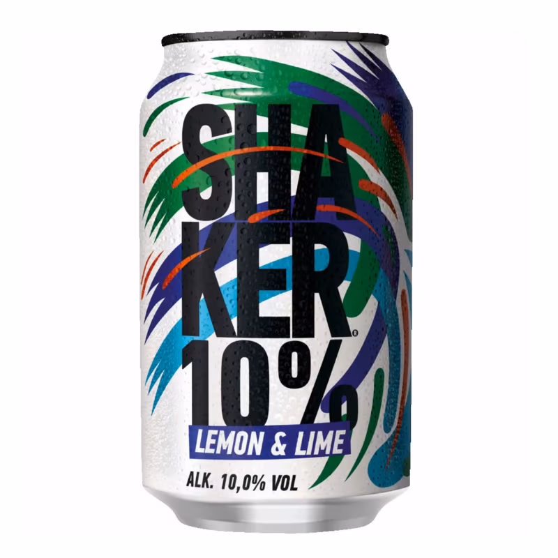 Shaker Lemon & Lime 10% 0.33 l CAN