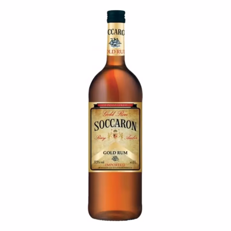 Soccaron Gold Rum 37.5% 1 l