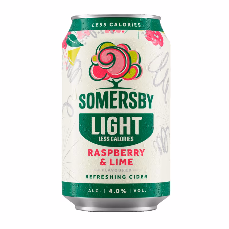 Somersby Raspberry Lime 4% 18×0.33 l